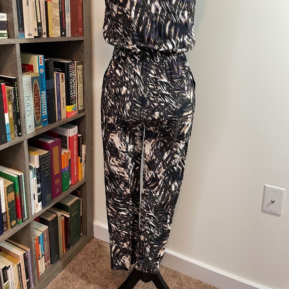 Banana Republic tie dye print racerback jumpsuit - Picture 8 of 9